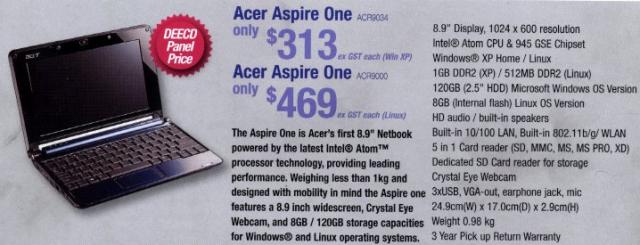 Acer One Advertisement