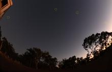 Planetary alignment in New Norcia