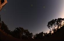 Planetary alignment in New Norcia